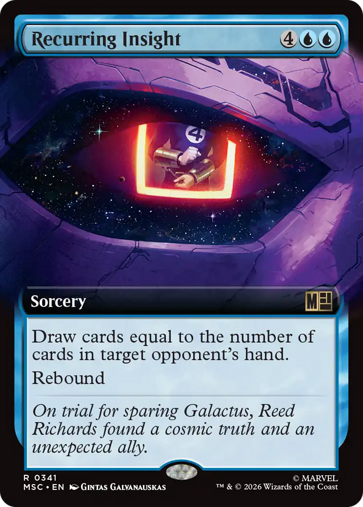 Recurring Insight (Extended Art) [Marvel Super Heroes Commander] | Gate City Games LLC