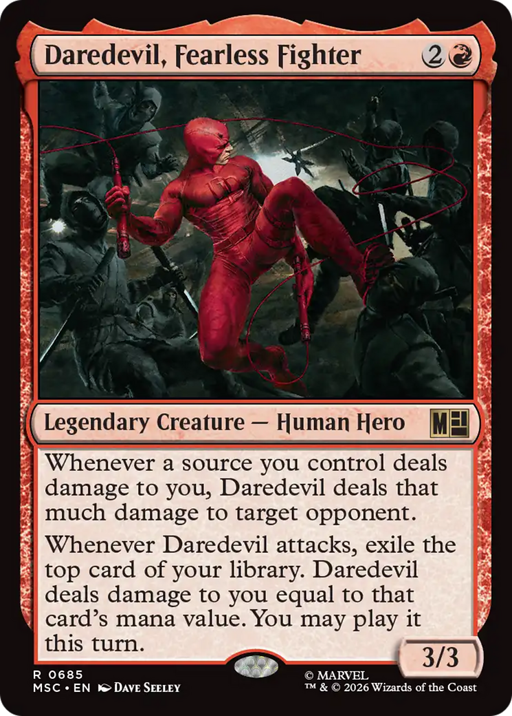 Daredevil, Fearless Fighter [Marvel Super Heroes Commander] | Gate City Games LLC
