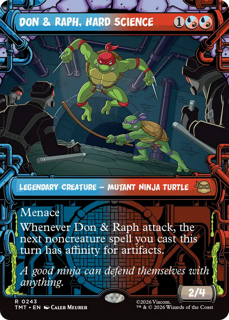 Don & Raph, Hard Science (Showcase) [Teenage Mutant Ninja Turtles] | Gate City Games LLC