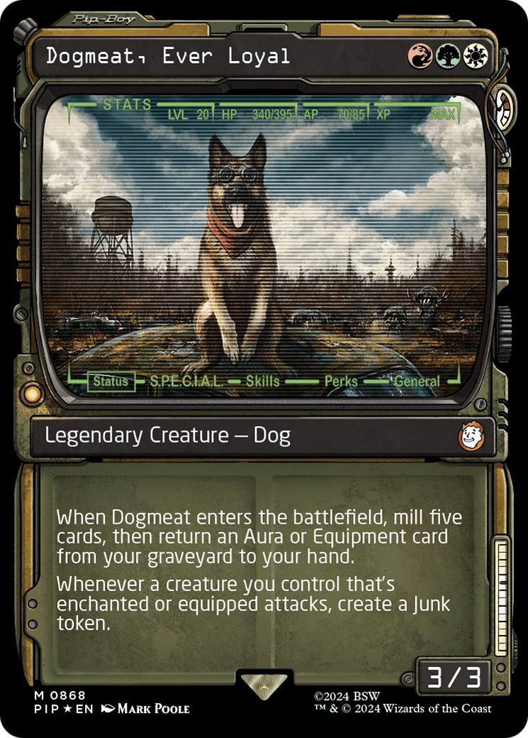 Dogmeat, Ever Loyal (Showcase) (Surge Foil) [Fallout] | Gate City Games LLC