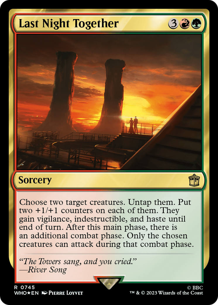 Last Night Together (Surge Foil) [Doctor Who] | Gate City Games LLC