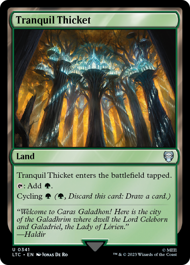 Tranquil Thicket [The Lord of the Rings: Tales of Middle-Earth Commander] | Gate City Games LLC