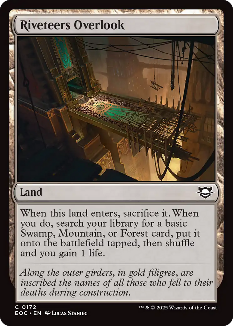 Riveteers Overlook [Edge of Eternities Commander] | Gate City Games LLC