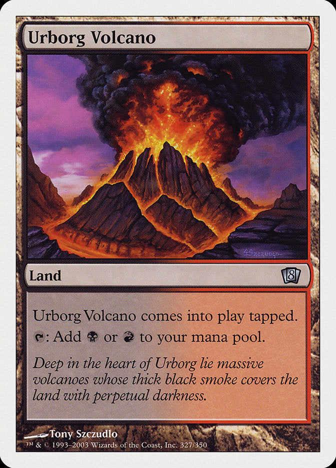 Urborg Volcano [Eighth Edition] | Gate City Games LLC