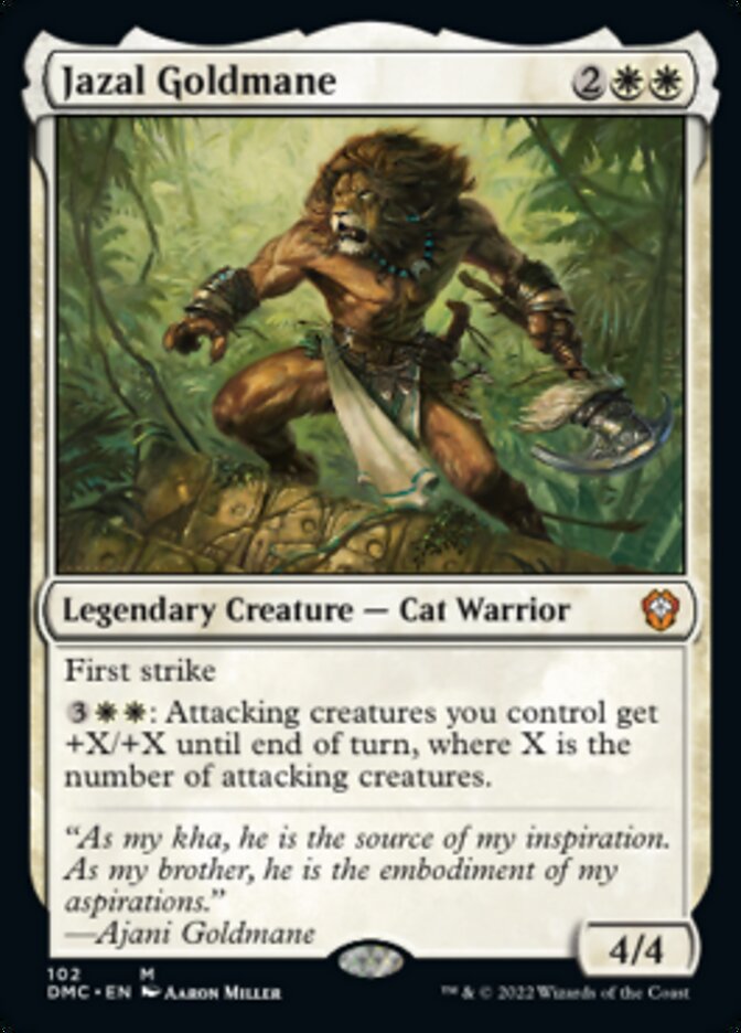 Jazal Goldmane [Dominaria United Commander] | Gate City Games LLC