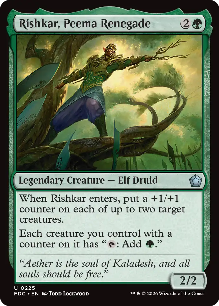 Rishkar, Peema Renegade [Foundations Commander] | Gate City Games LLC
