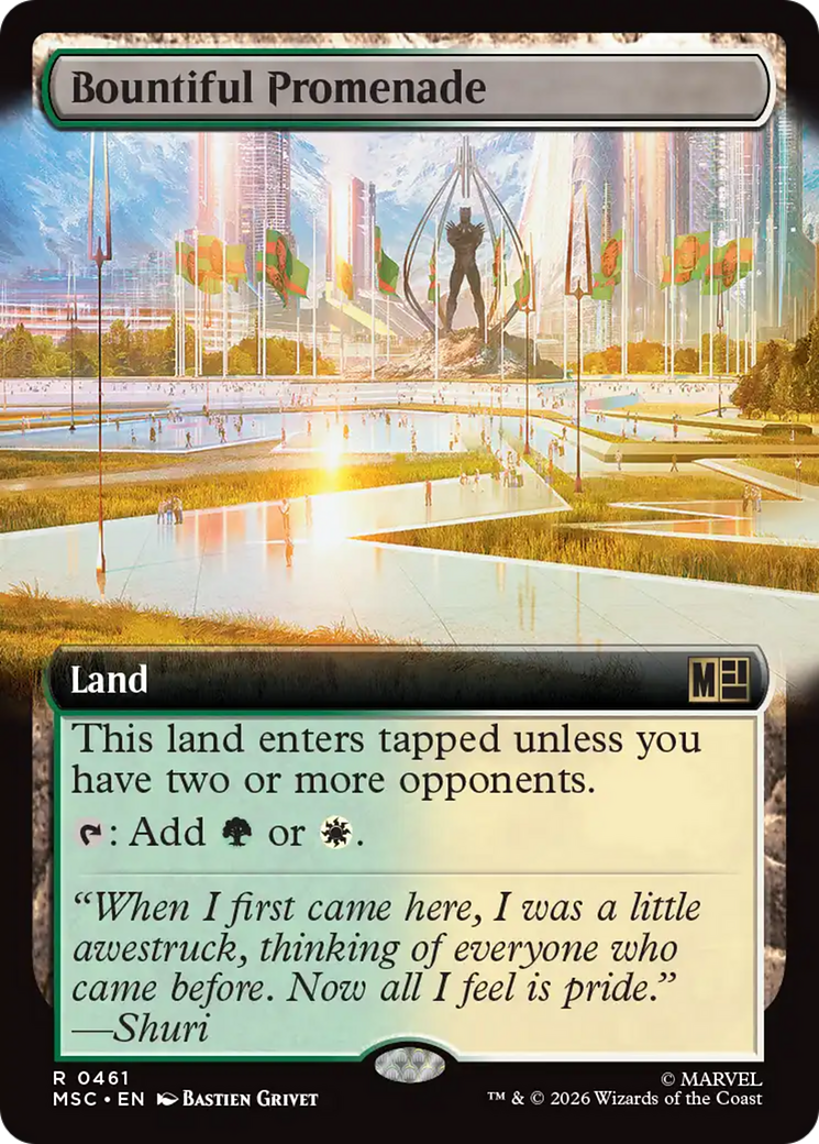 Bountiful Promenade (Extended Art) [Marvel Super Heroes Commander] | Gate City Games LLC