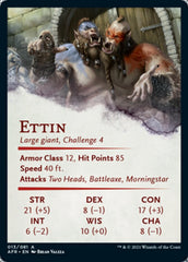 Ettin Art Card [Dungeons & Dragons: Adventures in the Forgotten Realms Art Series] | Gate City Games LLC