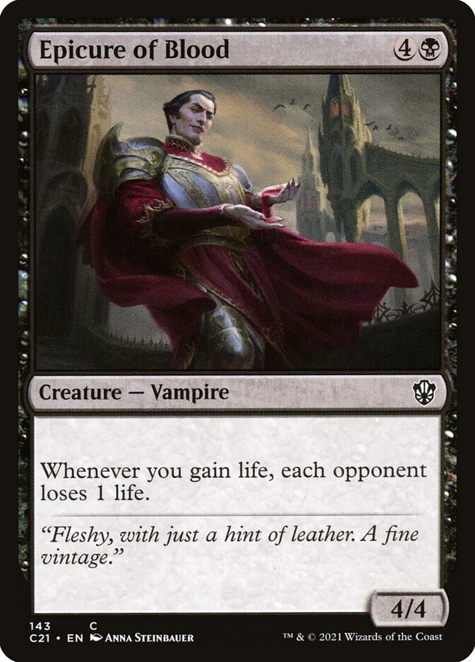 Epicure of Blood [Commander 2021] | Gate City Games LLC