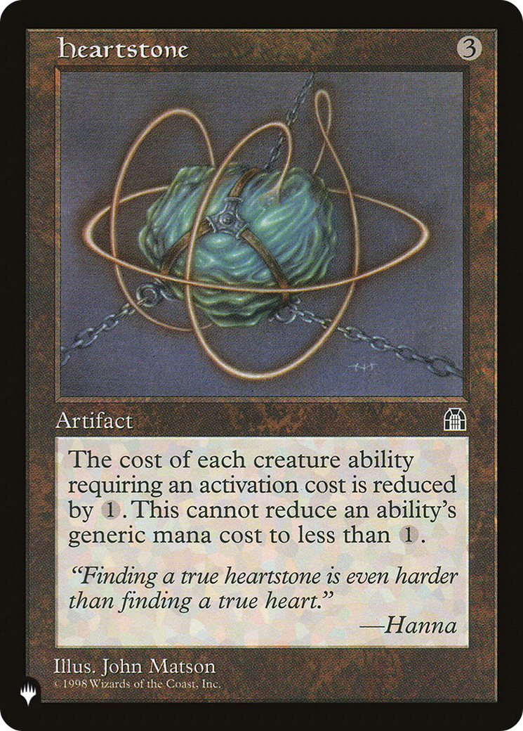 Heartstone [The List] | Gate City Games LLC