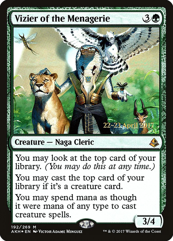 Vizier of the Menagerie [Amonkhet Prerelease Promos] | Gate City Games LLC
