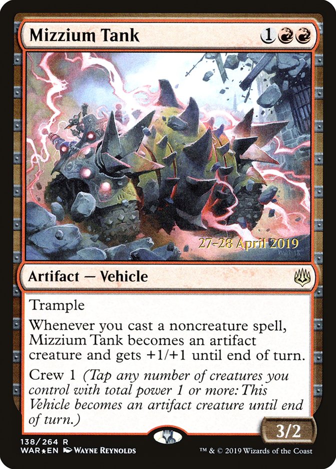 Mizzium Tank [War of the Spark Prerelease Promos] | Gate City Games LLC