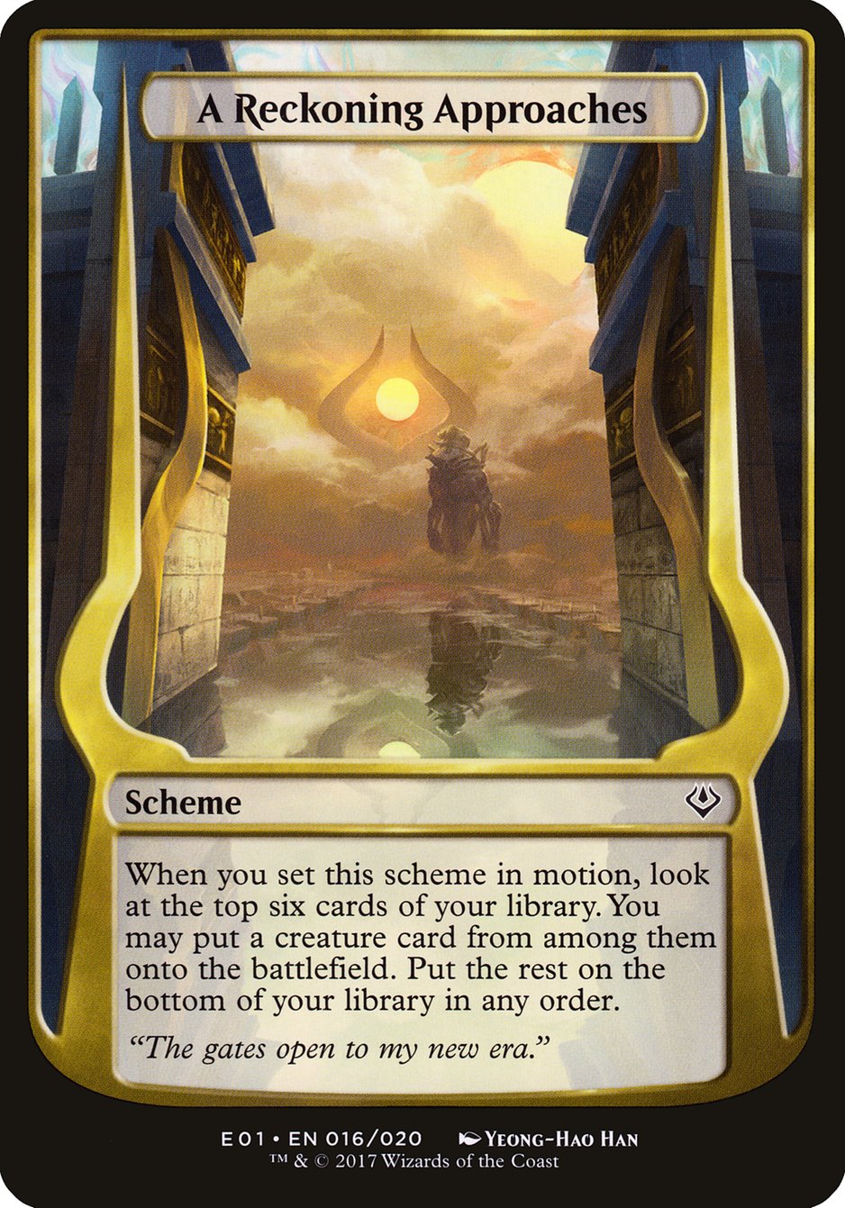 A Reckoning Approaches (Schemes) [Archenemy: Nicol Bolas Schemes] | Gate City Games LLC