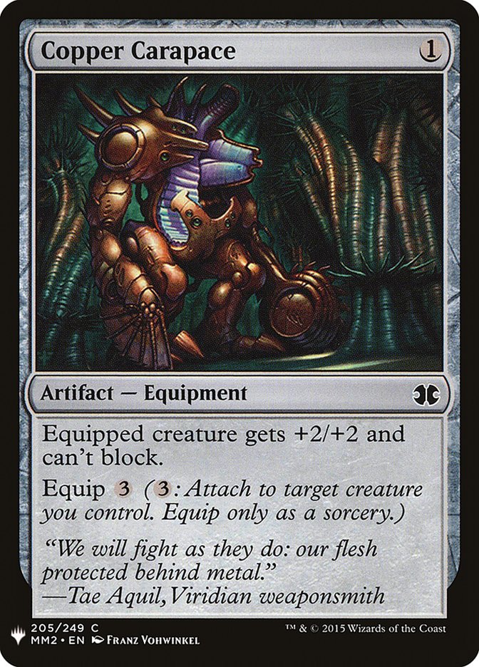 Copper Carapace [Mystery Booster] | Gate City Games LLC