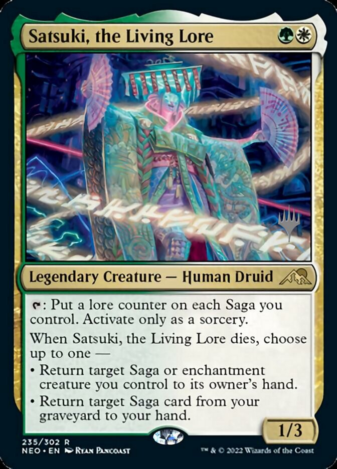 Satsuki, the Living Lore (Promo Pack) [Kamigawa: Neon Dynasty Promos] | Gate City Games LLC