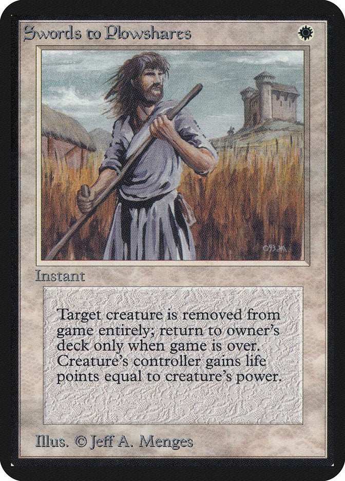 Swords to Plowshares [Alpha Edition] | Gate City Games LLC