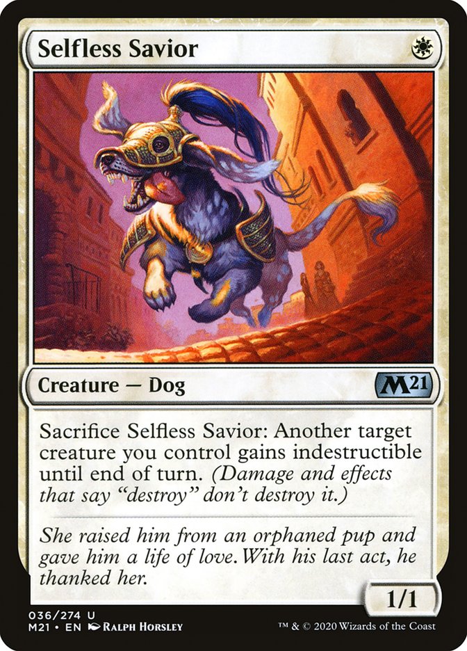 Selfless Savior [Core Set 2021] | Gate City Games LLC