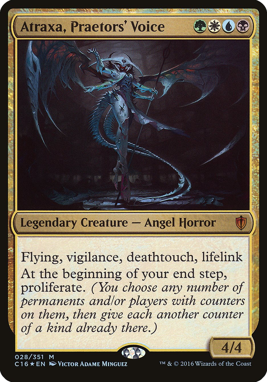Atraxa, Praetors' Voice (Oversized) [Commander 2016 Oversized] | Gate City Games LLC