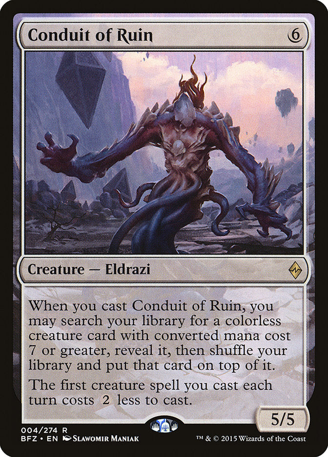 Conduit of Ruin [Battle for Zendikar] | Gate City Games LLC