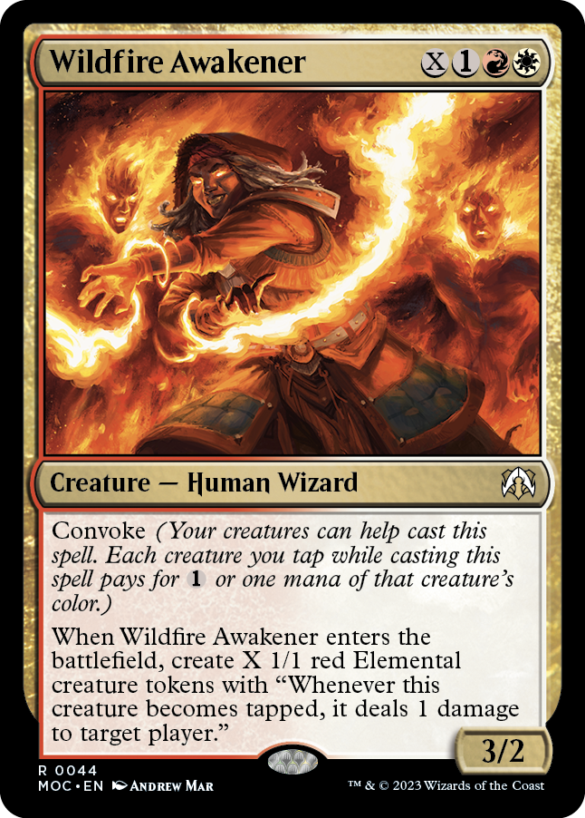 Wildfire Awakener [March of the Machine Commander] | Gate City Games LLC