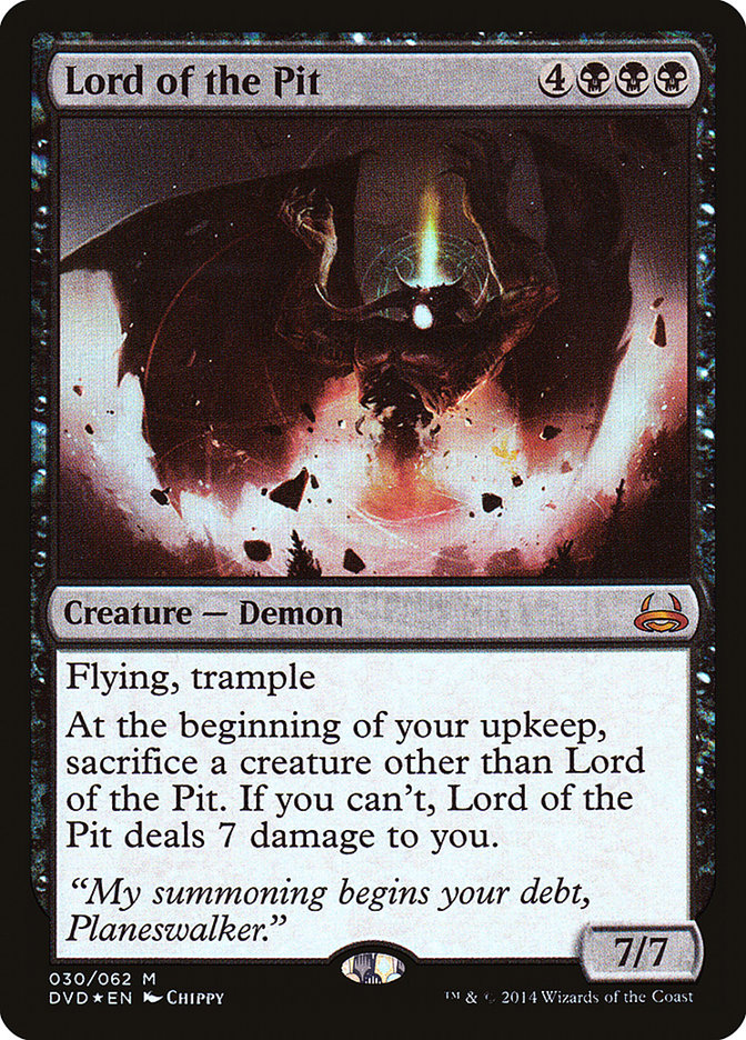 Lord of the Pit (Divine vs. Demonic) [Duel Decks Anthology] | Gate City Games LLC