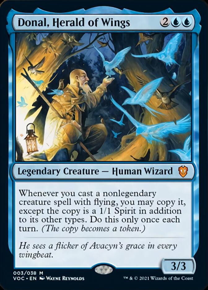 Donal, Herald of Wings [Innistrad: Crimson Vow Commander] | Gate City Games LLC