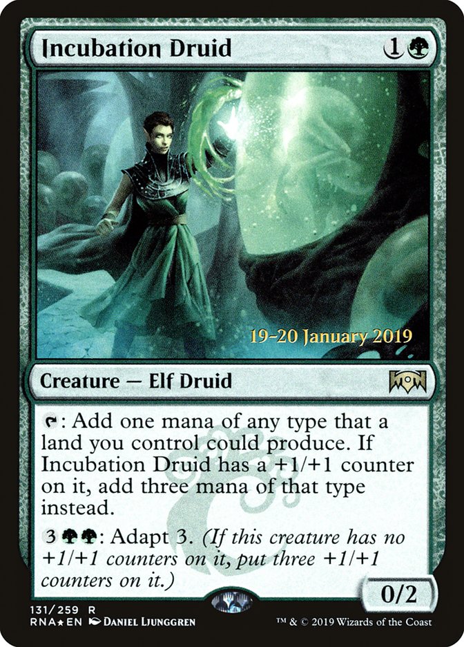 Incubation Druid [Ravnica Allegiance Prerelease Promos] | Gate City Games LLC