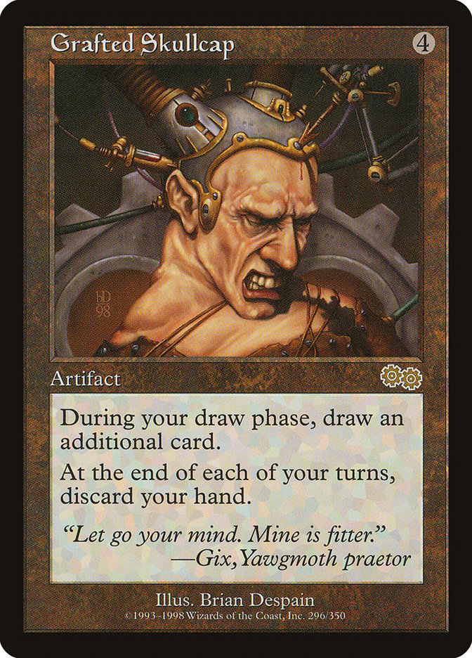Grafted Skullcap [Urza's Saga] | Gate City Games LLC
