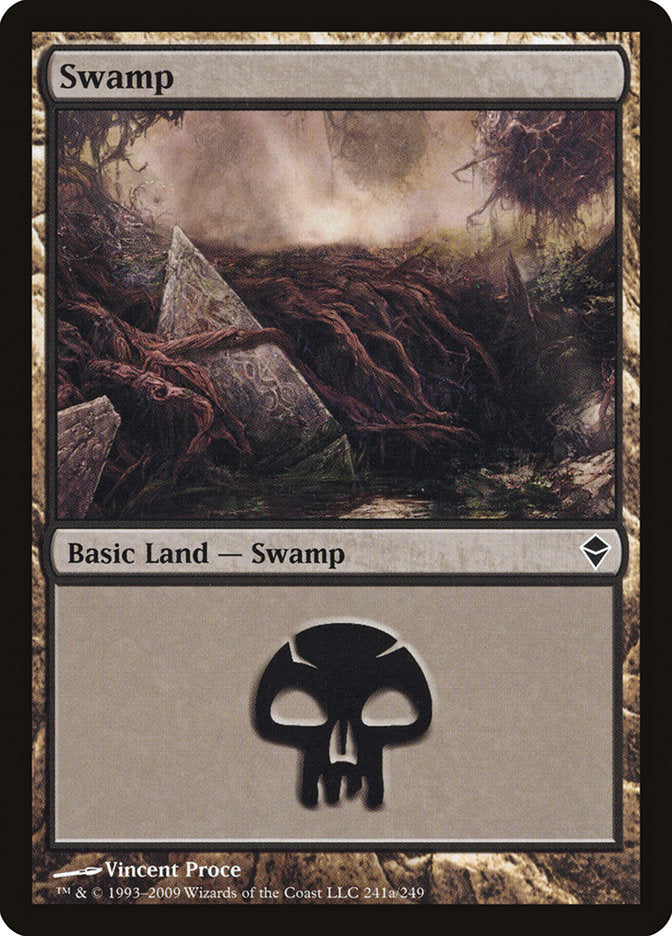 Swamp (241a) [Zendikar] | Gate City Games LLC