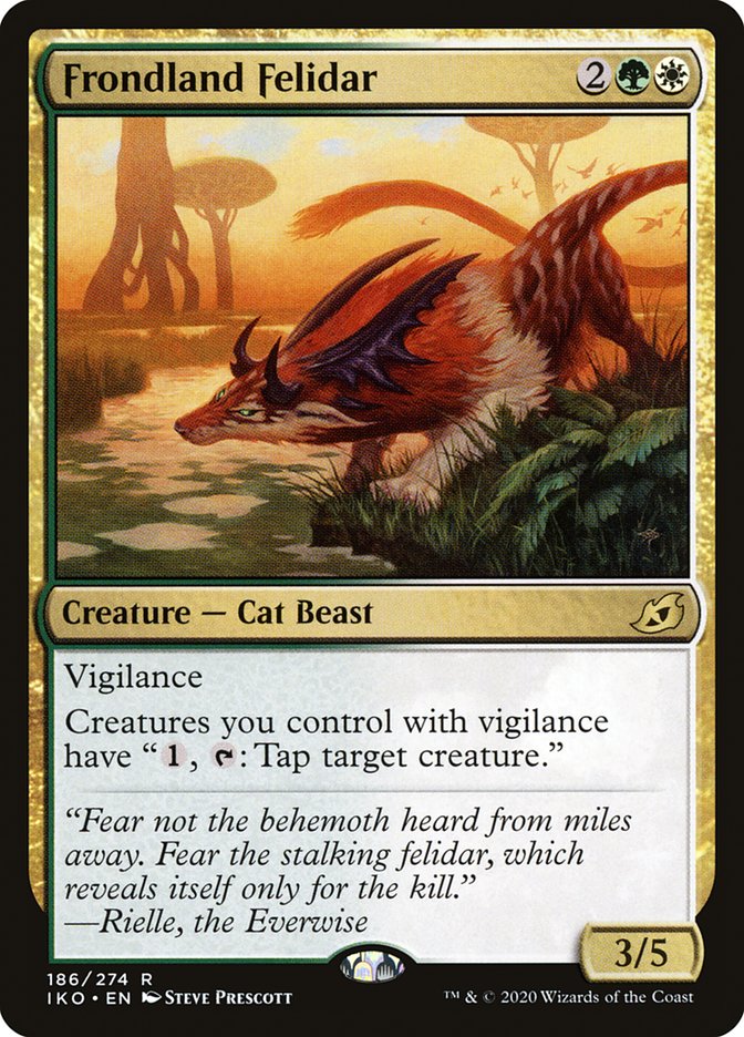 Frondland Felidar [Ikoria: Lair of Behemoths] | Gate City Games LLC