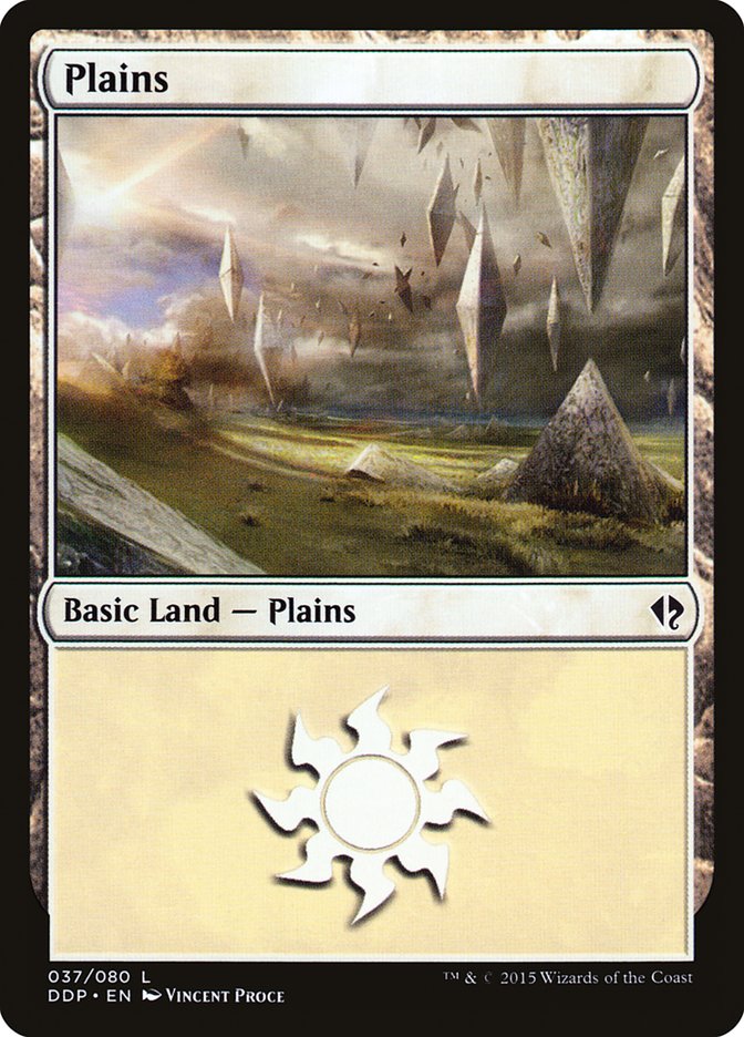 Plains (37) [Duel Decks: Zendikar vs. Eldrazi] | Gate City Games LLC