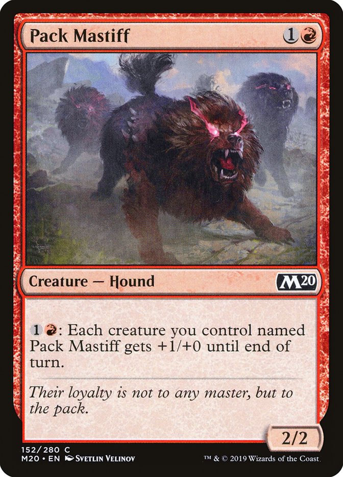 Pack Mastiff [Core Set 2020] | Gate City Games LLC