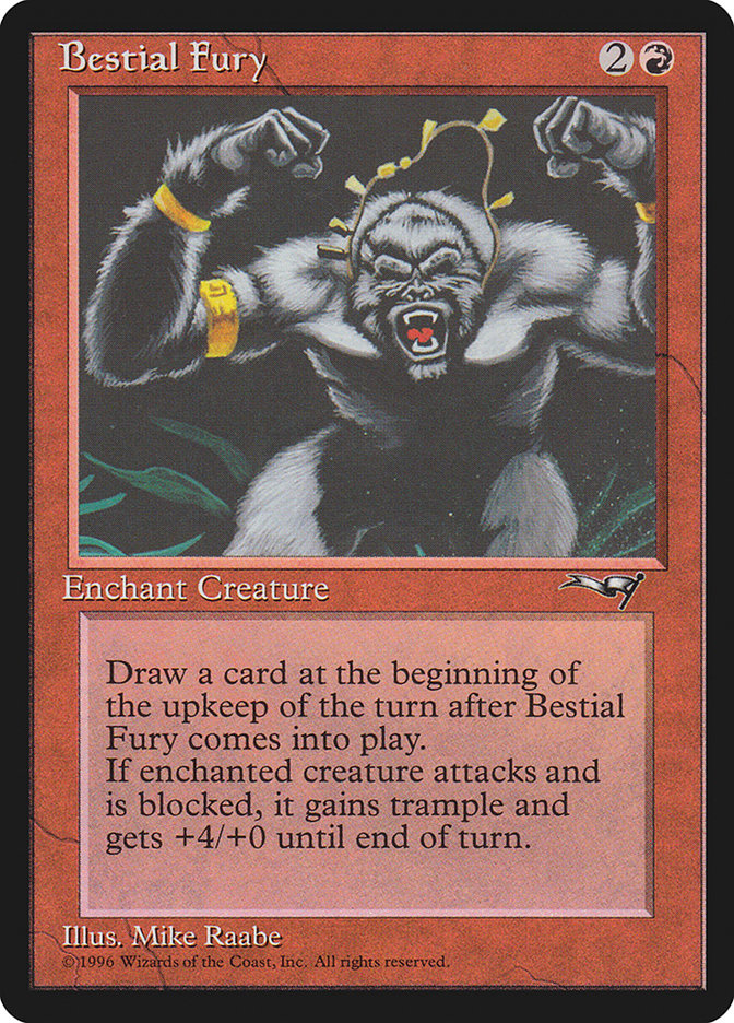 Bestial Fury (Fists Raised) [Alliances] | Gate City Games LLC