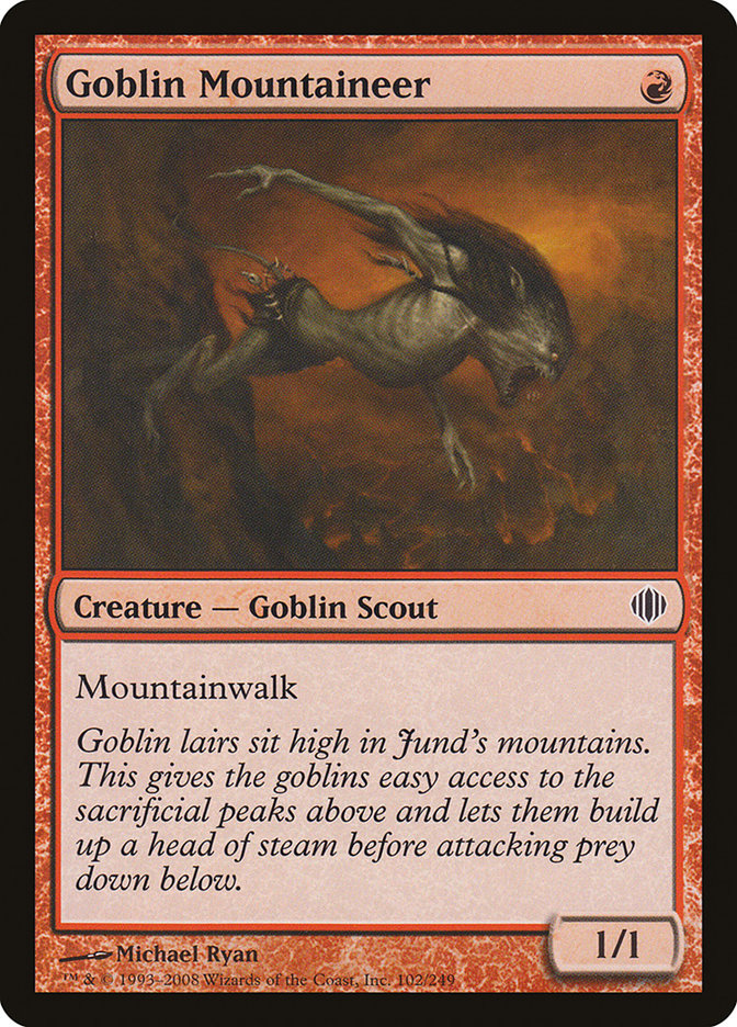 Goblin Mountaineer [Shards of Alara] | Gate City Games LLC