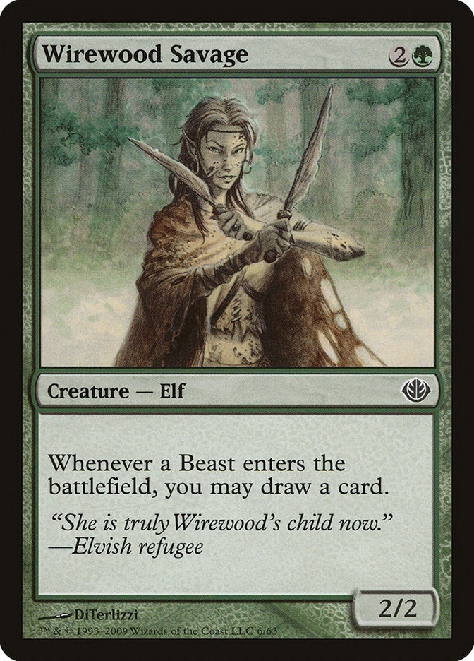 Wirewood Savage [Duel Decks: Garruk vs. Liliana] | Gate City Games LLC