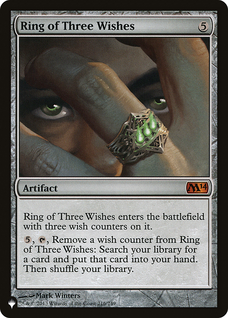 Ring of Three Wishes [The List] | Gate City Games LLC