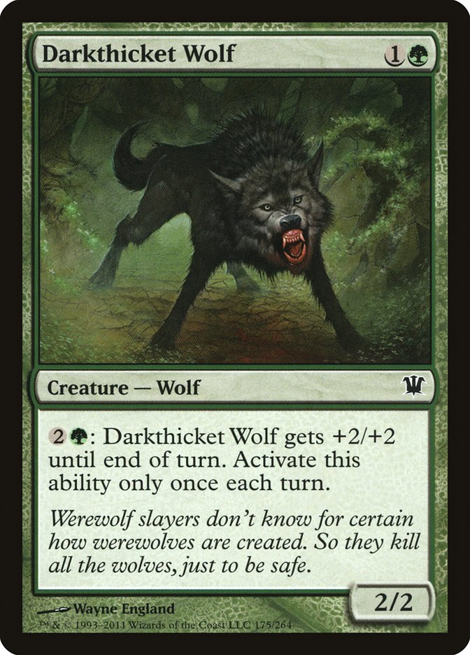 Darkthicket Wolf [Innistrad] | Gate City Games LLC