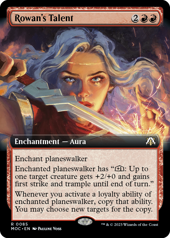 Rowan's Talent (Extended Art) [March of the Machine Commander] | Gate City Games LLC