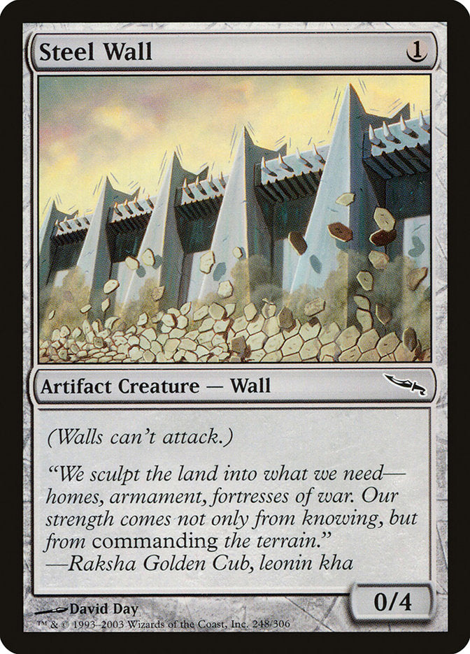 Steel Wall [Mirrodin] | Gate City Games LLC