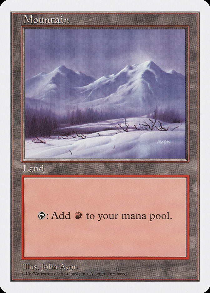 Mountain (442) [Fifth Edition] | Gate City Games LLC