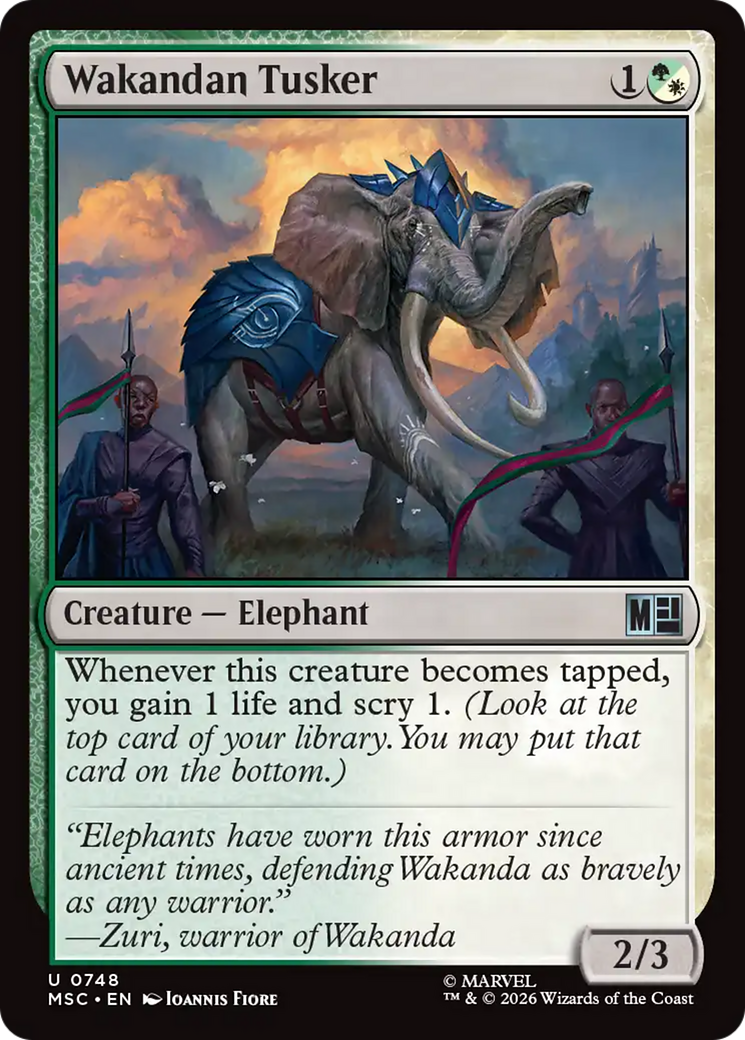 Wakandan Tusker [Marvel Super Heroes Commander] | Gate City Games LLC