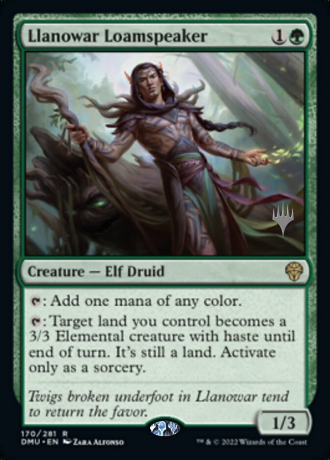 Llanowar Loamspeaker (Promo Pack) [Dominaria United Promos] | Gate City Games LLC