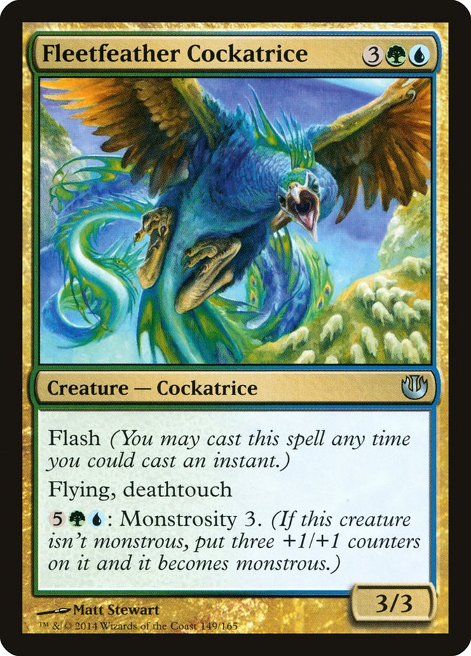 Fleetfeather Cockatrice [Journey into Nyx] | Gate City Games LLC