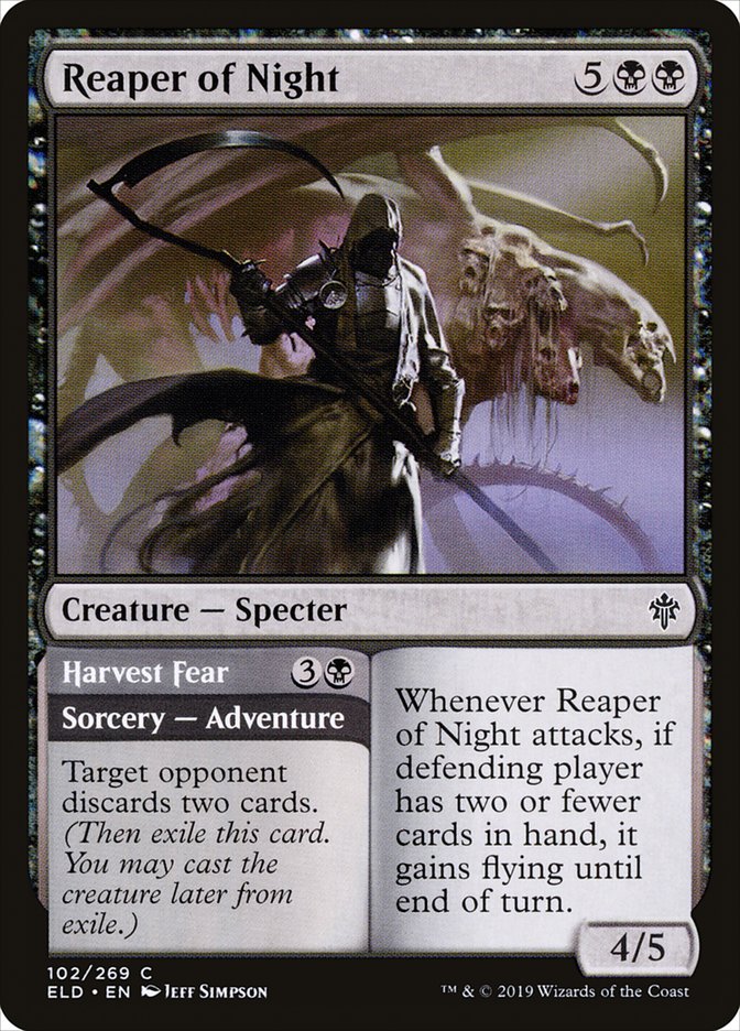 Reaper of Night // Harvest Fear [Throne of Eldraine] | Gate City Games LLC