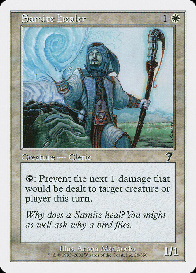 Samite Healer [Seventh Edition] | Gate City Games LLC