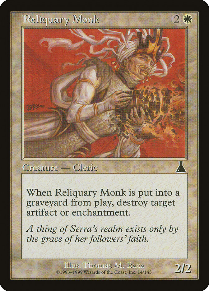 Reliquary Monk [Urza's Destiny] | Gate City Games LLC