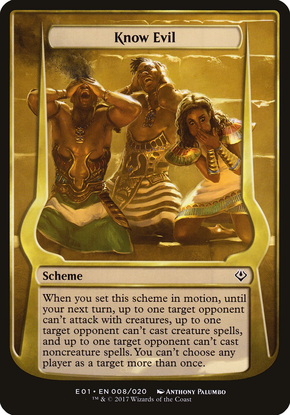 Know Evil (Schemes) [Archenemy: Nicol Bolas Schemes] | Gate City Games LLC