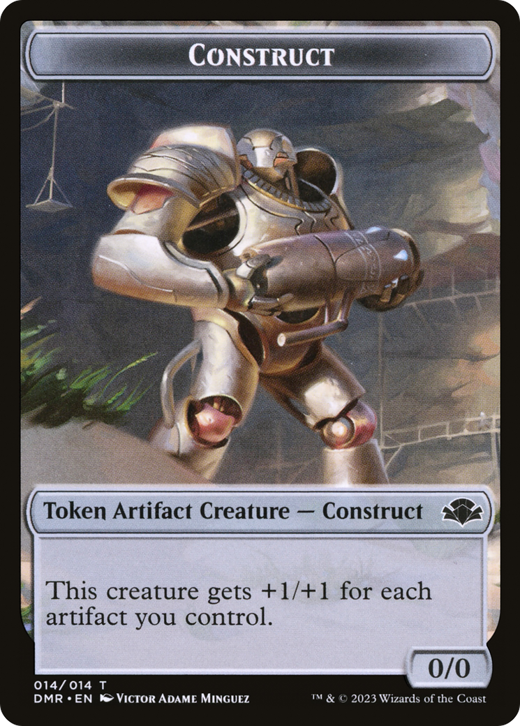 Construct Token [Dominaria Remastered Tokens] | Gate City Games LLC