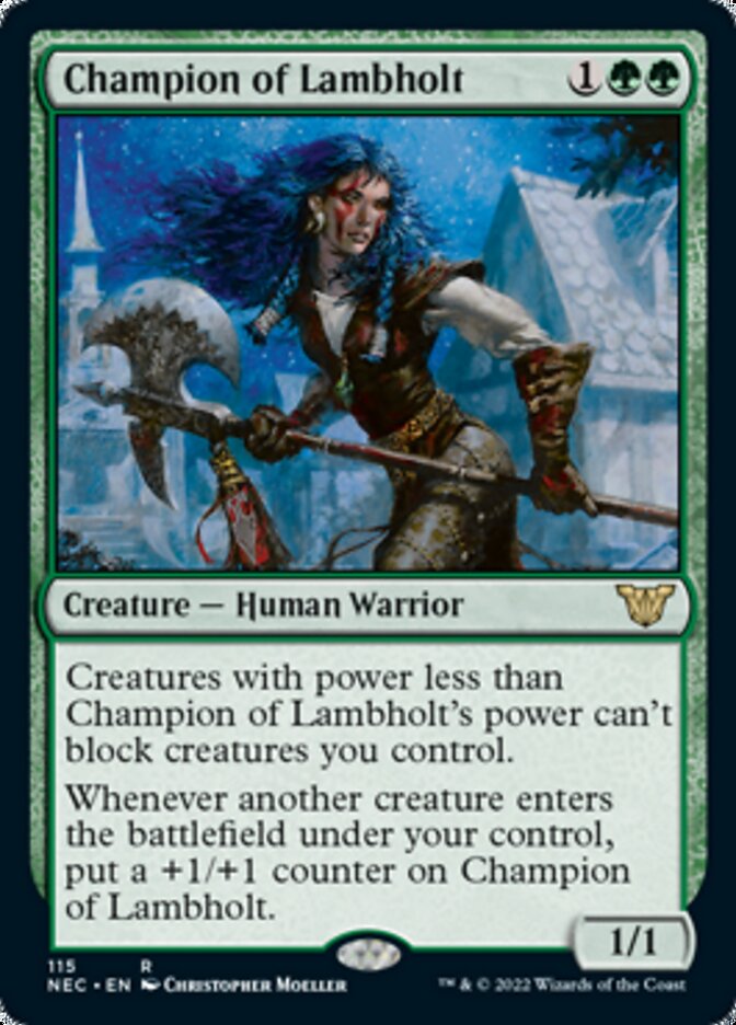 Champion of Lambholt [Kamigawa: Neon Dynasty Commander] | Gate City Games LLC