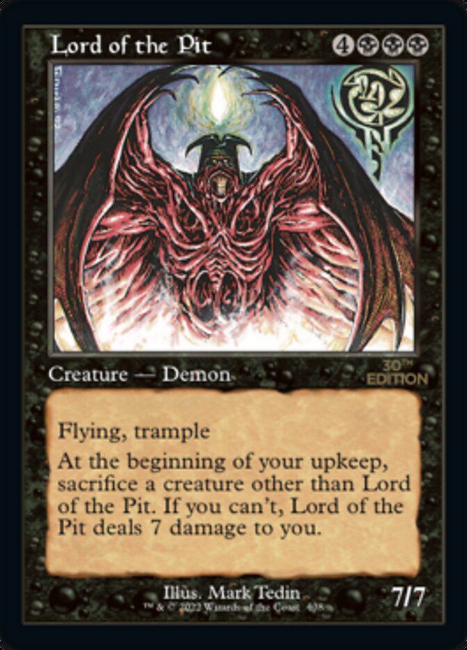 Lord of the Pit (Retro) [30th Anniversary Edition] | Gate City Games LLC